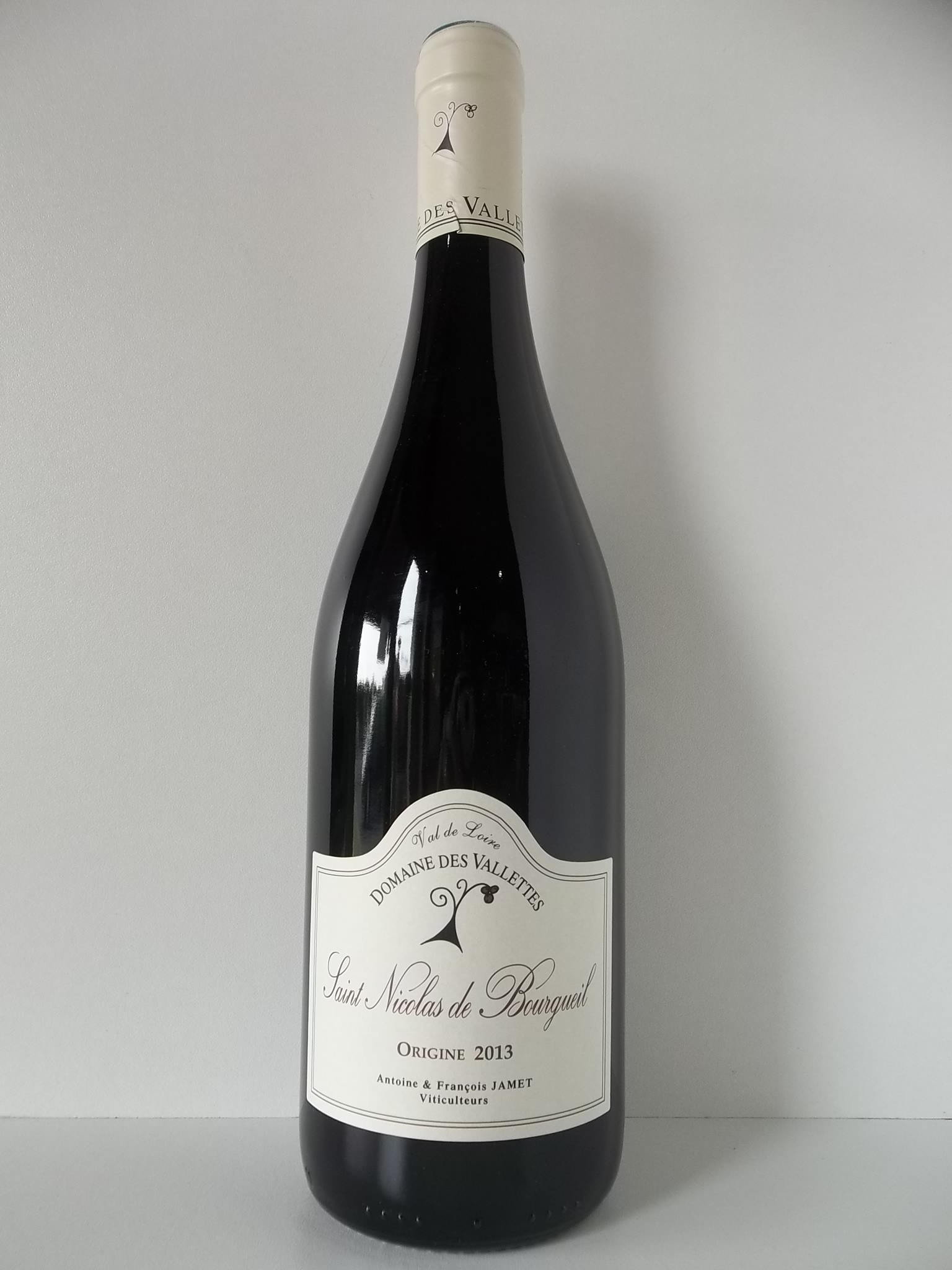 Vin rouge de Loire issu principalement du cépage Cabernet Franc. Jeune et frais, arômes de fruits rouges croquants et légère note herbacée. Vin léger pour accompagner des plats légers comme des charcuteries, des salades et des volailles grillées.