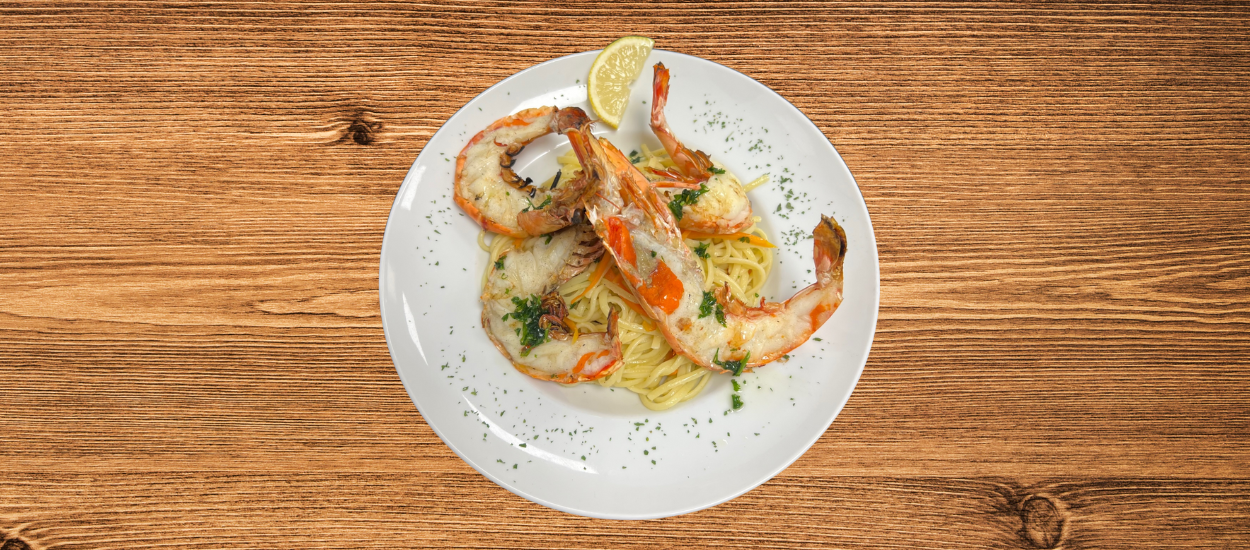 Linguines
Parmesans 
Gambas