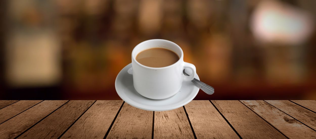 Expresso avec une touche de lait