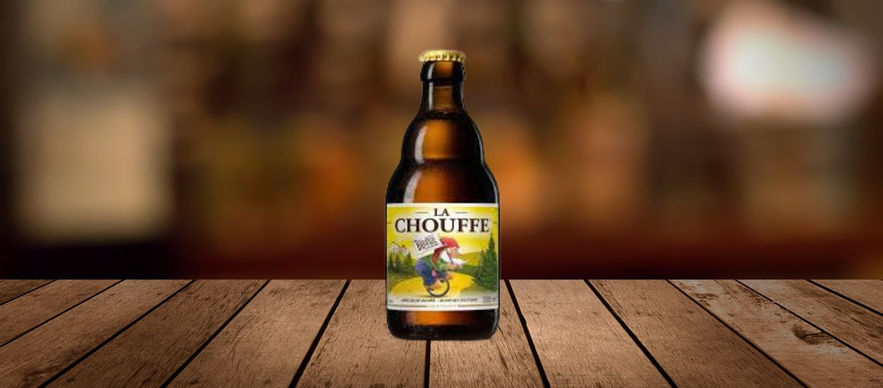 Chouffe , Bière venu du nord .La Belgique en Bouteille blonde et rafraichissante.